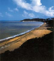 路环黑沙海湾